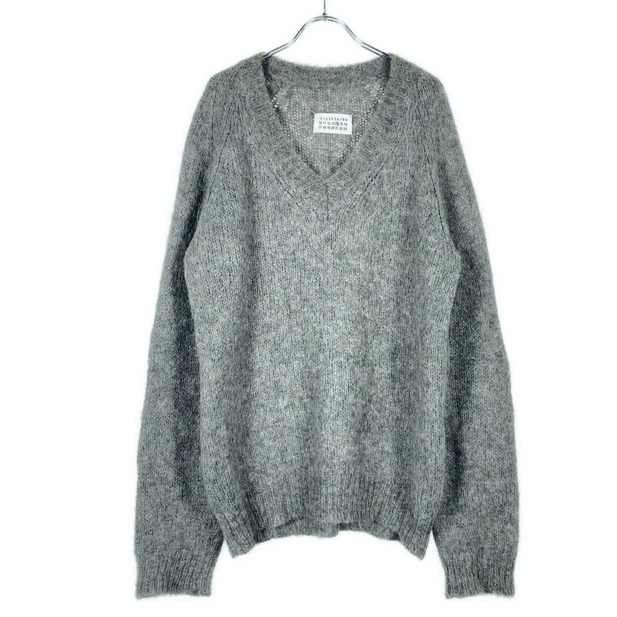 Maison Margiela メゾン マルタン マルジェラ 14 2008AW アルパカウールVネックニットセーター 28HA059