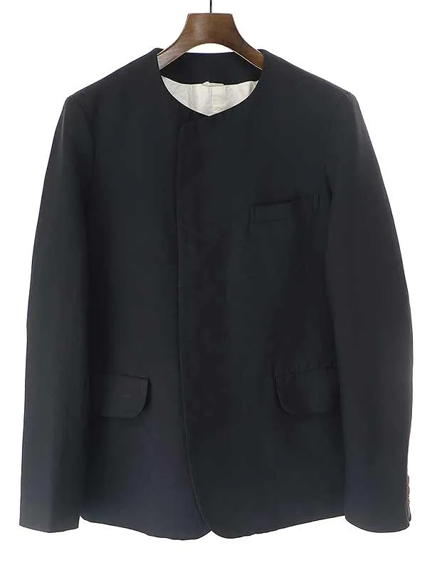COMME des GARCONS コムデギャルソン オム プリュス 18SS 縮絨加工ノーカラージャケット