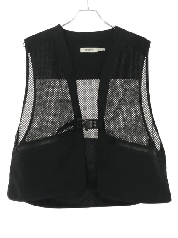 nonnative ノンネイティブ 23SS JOGGER VEST POLY MESH WITH FIDLOCK BUCKLE メッシュベスト
