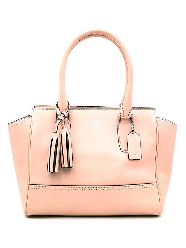 COACH コーチ タッセルハンドバッグ