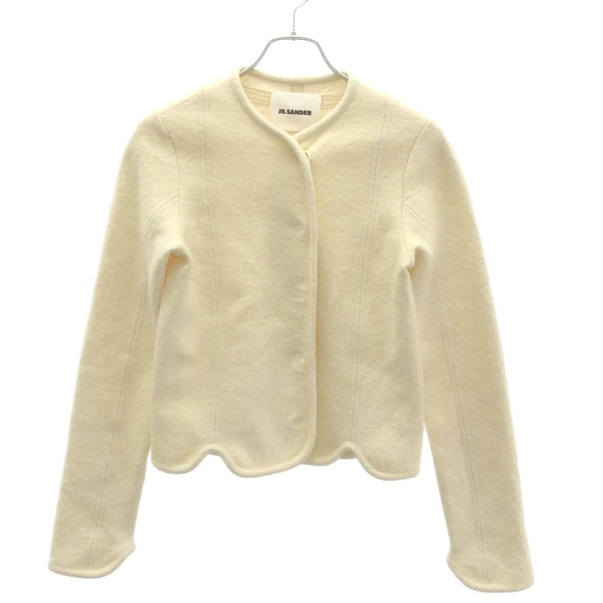 JIL SANDER ジルサンダー 23AW ノーカラーフェルトジャケット J02BN0131