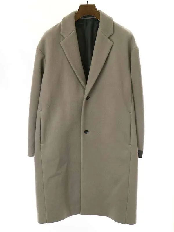 N.HOOLYWOOD エヌハリウッド 21AW CHESTERFIELD COAT ウールナイロンチェスターコート