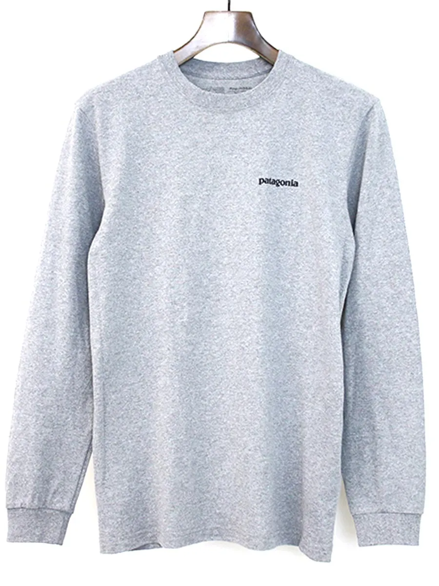 patagonia パタゴニア バックロゴプリントロングスリーブTシャツ