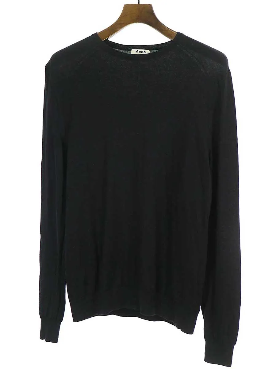 Acne Studios アクネ ストゥディオズ Clissold O ハイゲージクルーネックニットセーター