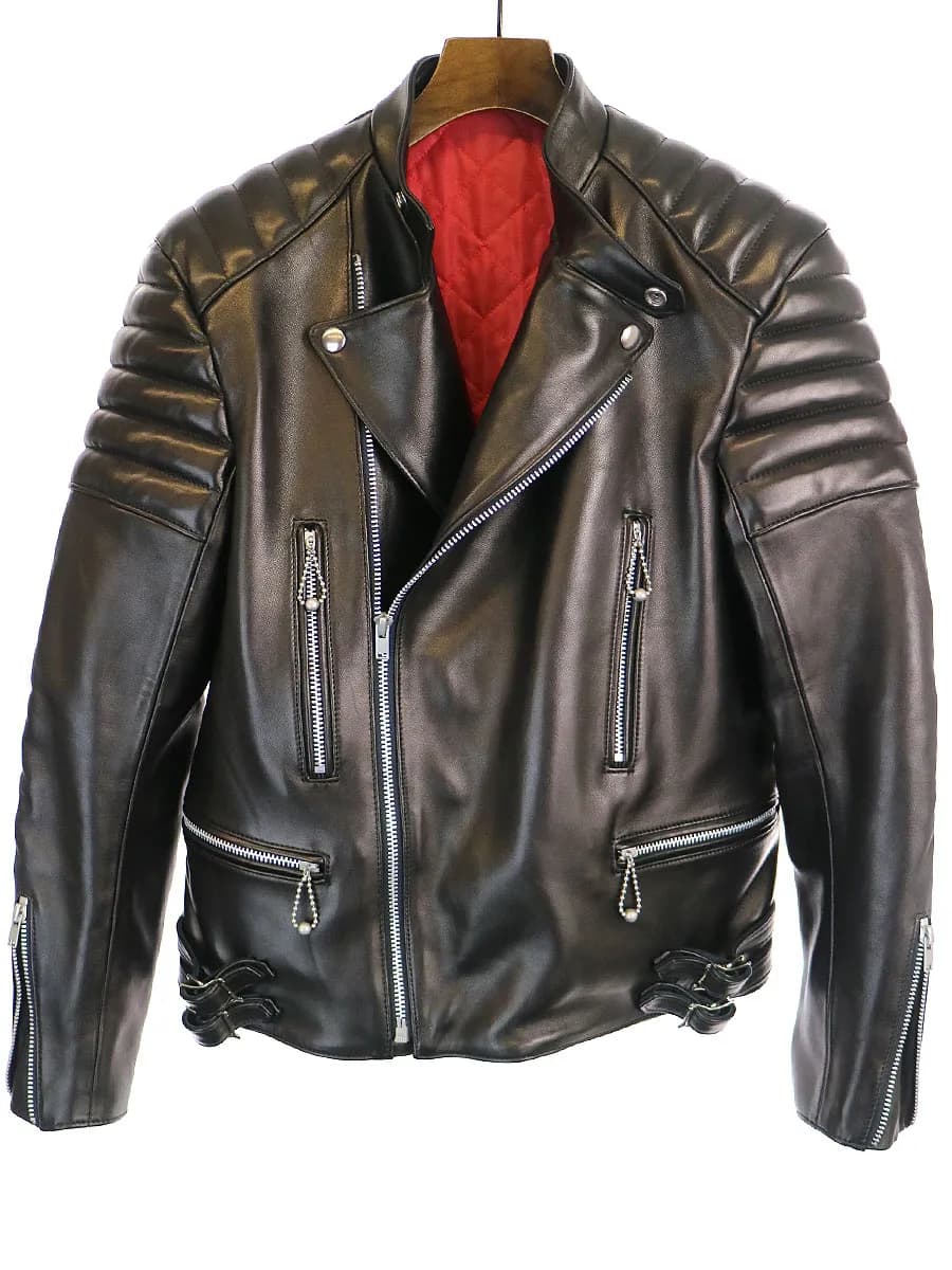 Scye サイ 15AW Lamb Nappa Leather Biker Jacket ラムレザーバイカージャケット