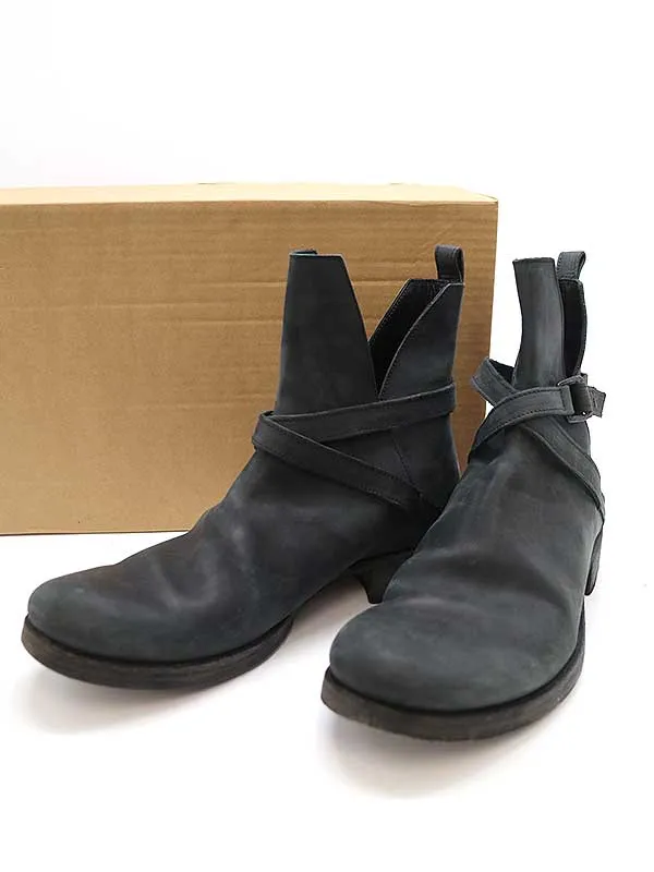 m.a+ エムエークロス 13AW RIDER SHORT BOOTS ライダー ジョッパーズ レザーブーツ