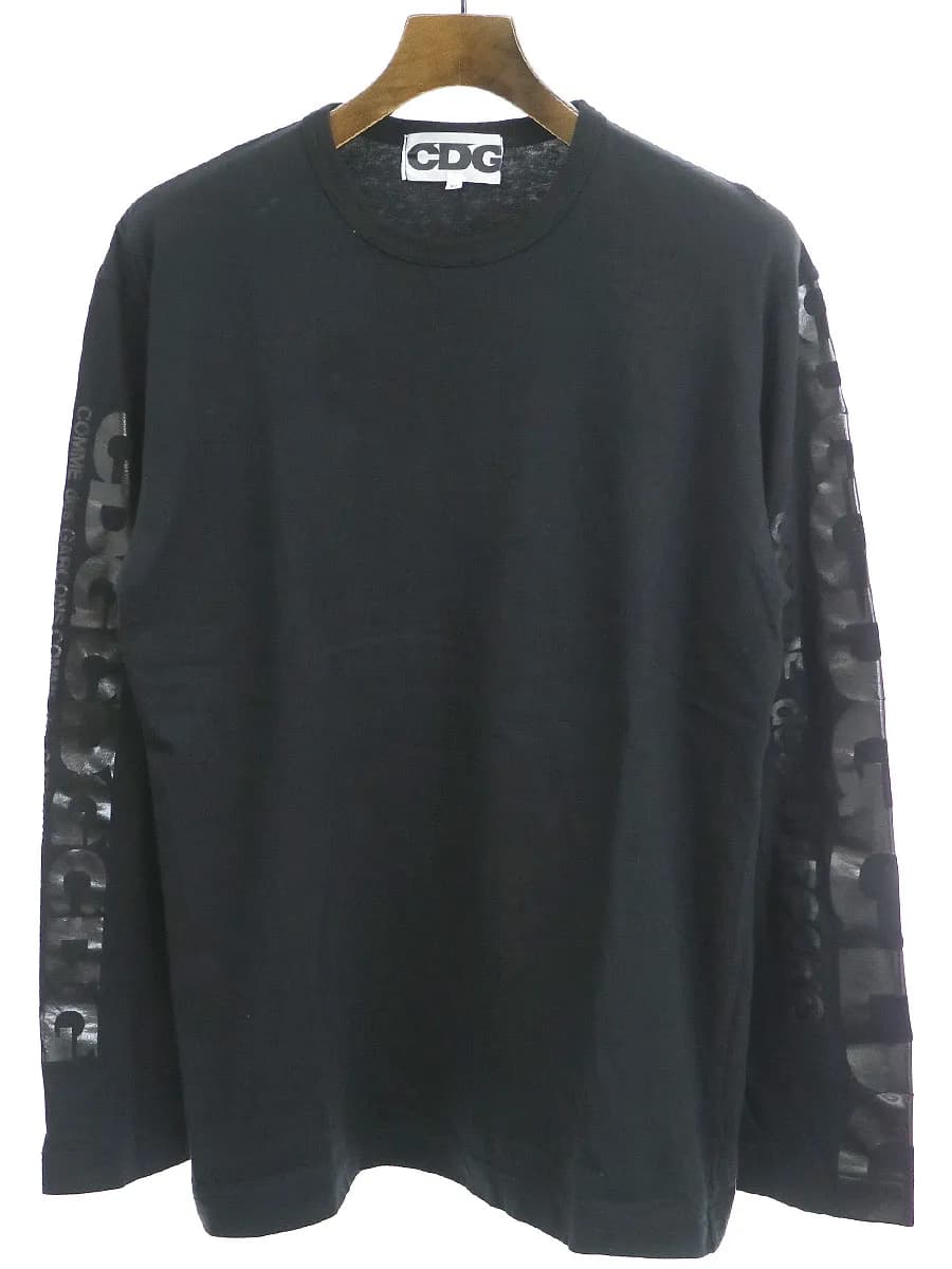 COMME des GARCONS シーディージー バイ コムデギャルソン ロゴプリントカットソー