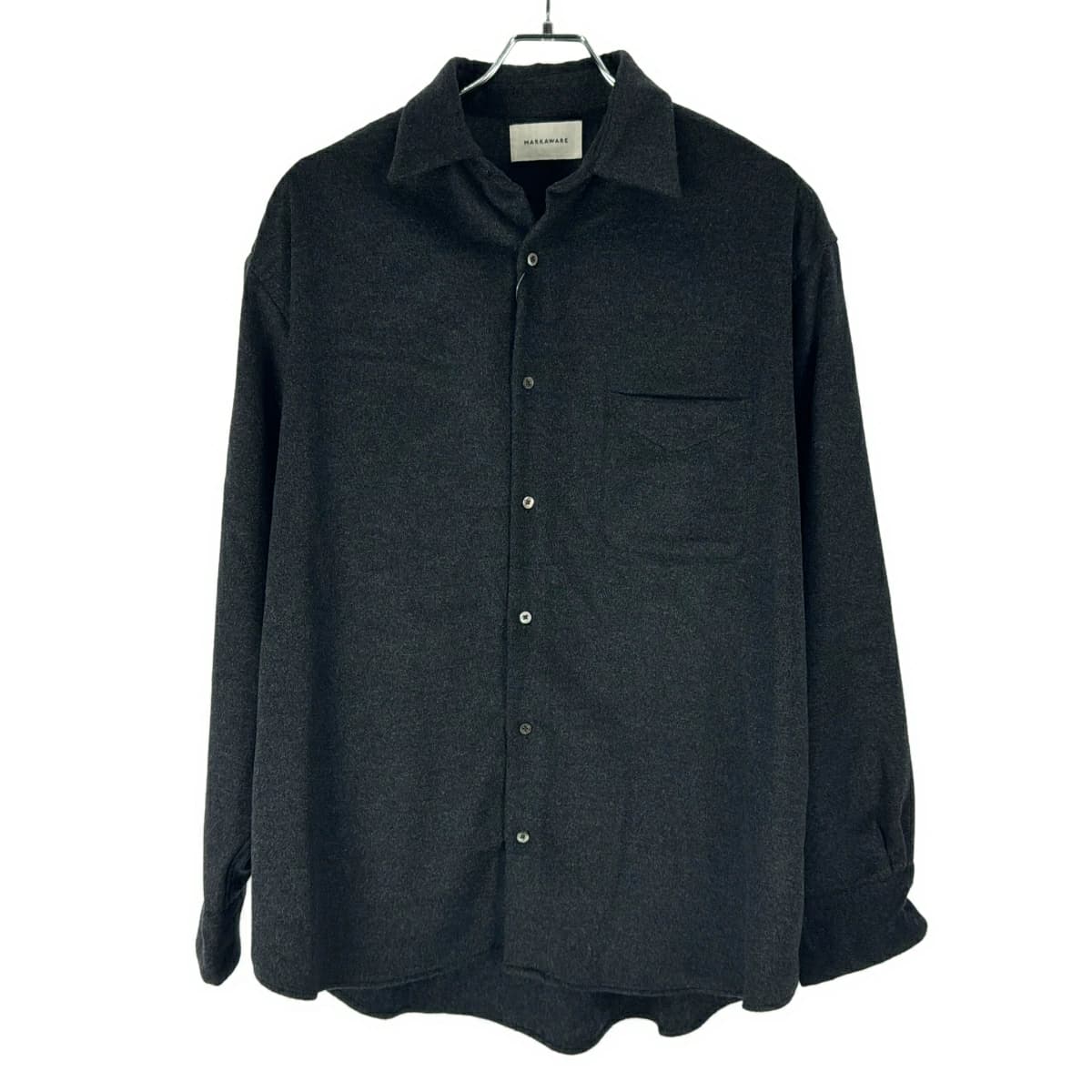 marka マーカウェア 23AW Cashmere Flannel Shirt カシミヤフランネルシャツ A23F-19SH01C