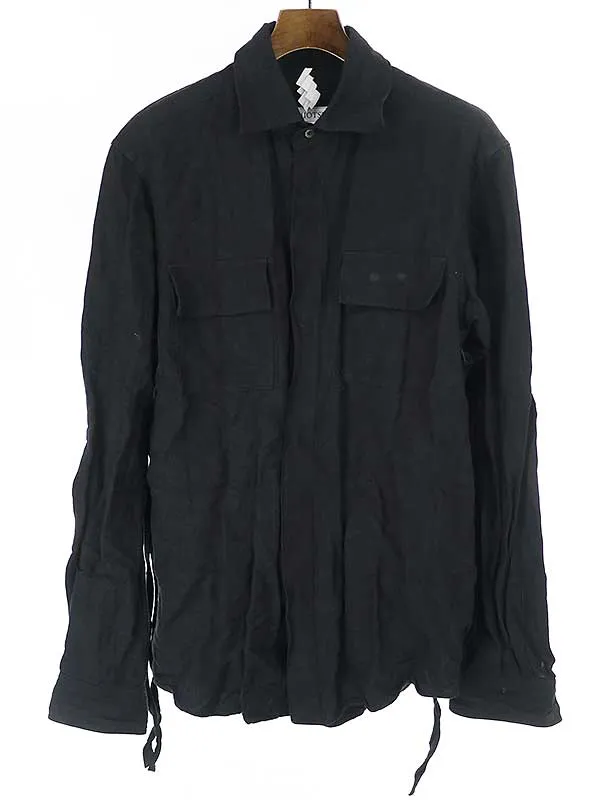 SOSHI OTSUKI ソウシオオツキ 21SS KIMONO BREASTED SHIRTS リネンレーヨンキモノシャツ