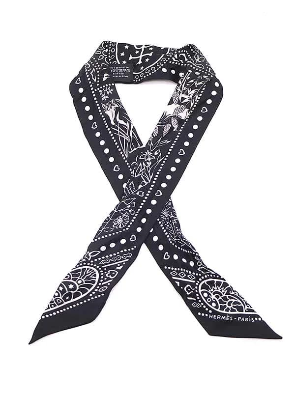 HERMES エルメス Entre Ciel et mer Bandana 空と海の間 バンダナスカーフ
