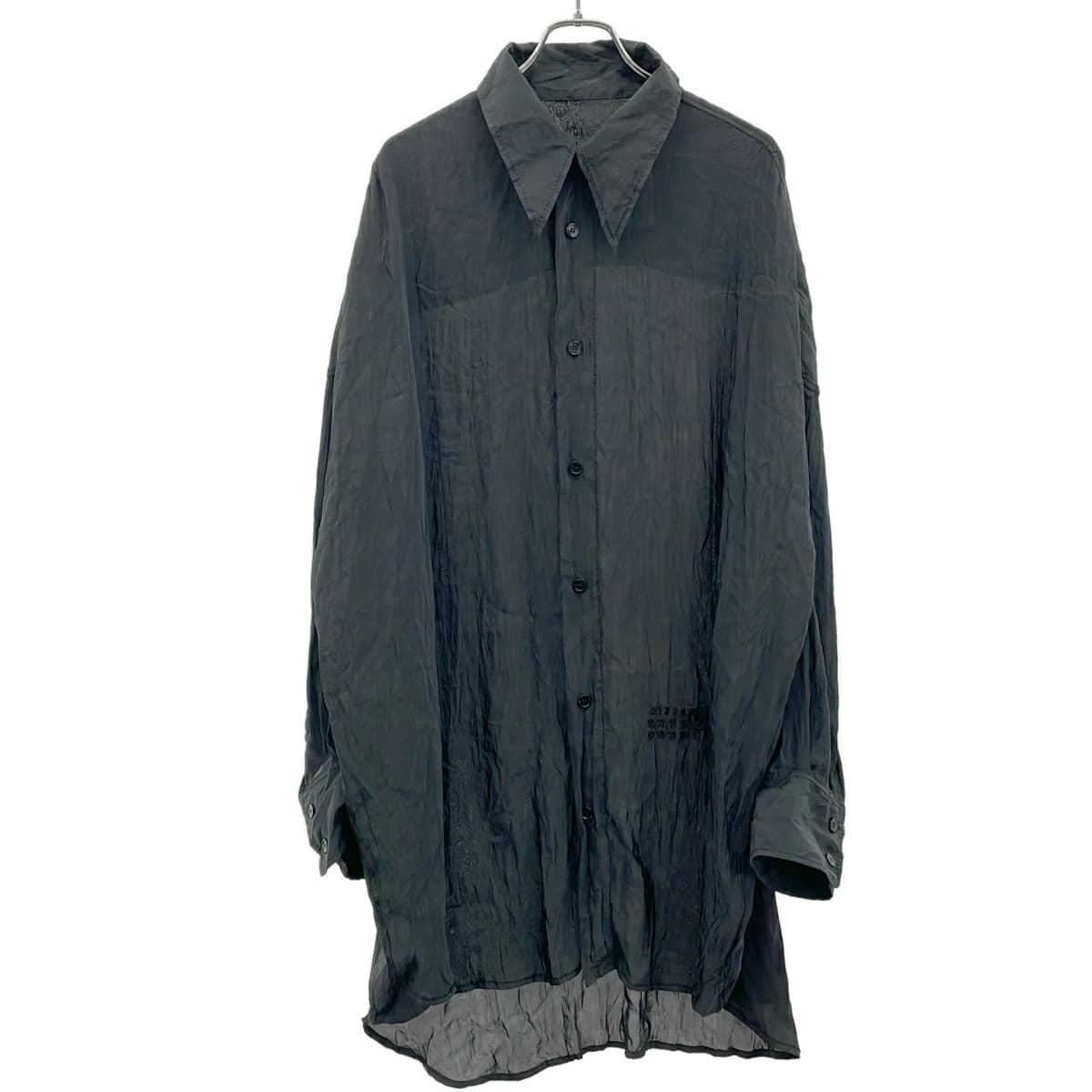 Maison Margiela エムエムシックス メゾン マルジェラ 23SS オーバーサイズレギュラーカラーシャツ S62DL0087 S78021