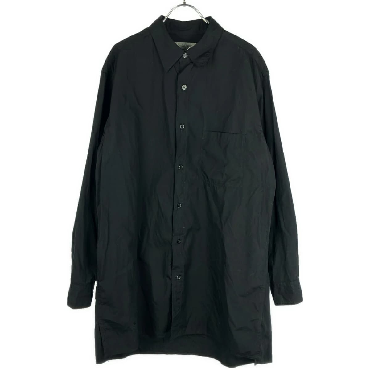 Yohji Yamamoto ヨウジヤマモト プールオム 21SS BIG環縫いブリードブラウス シャツ HD-B27-024