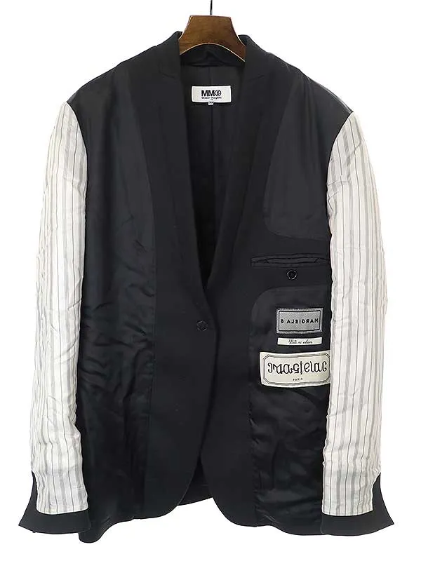 MM6 エムエムシックス 21AW REVERSIBLE SINGLE BREASTED JACKET リバーシブルジャケット