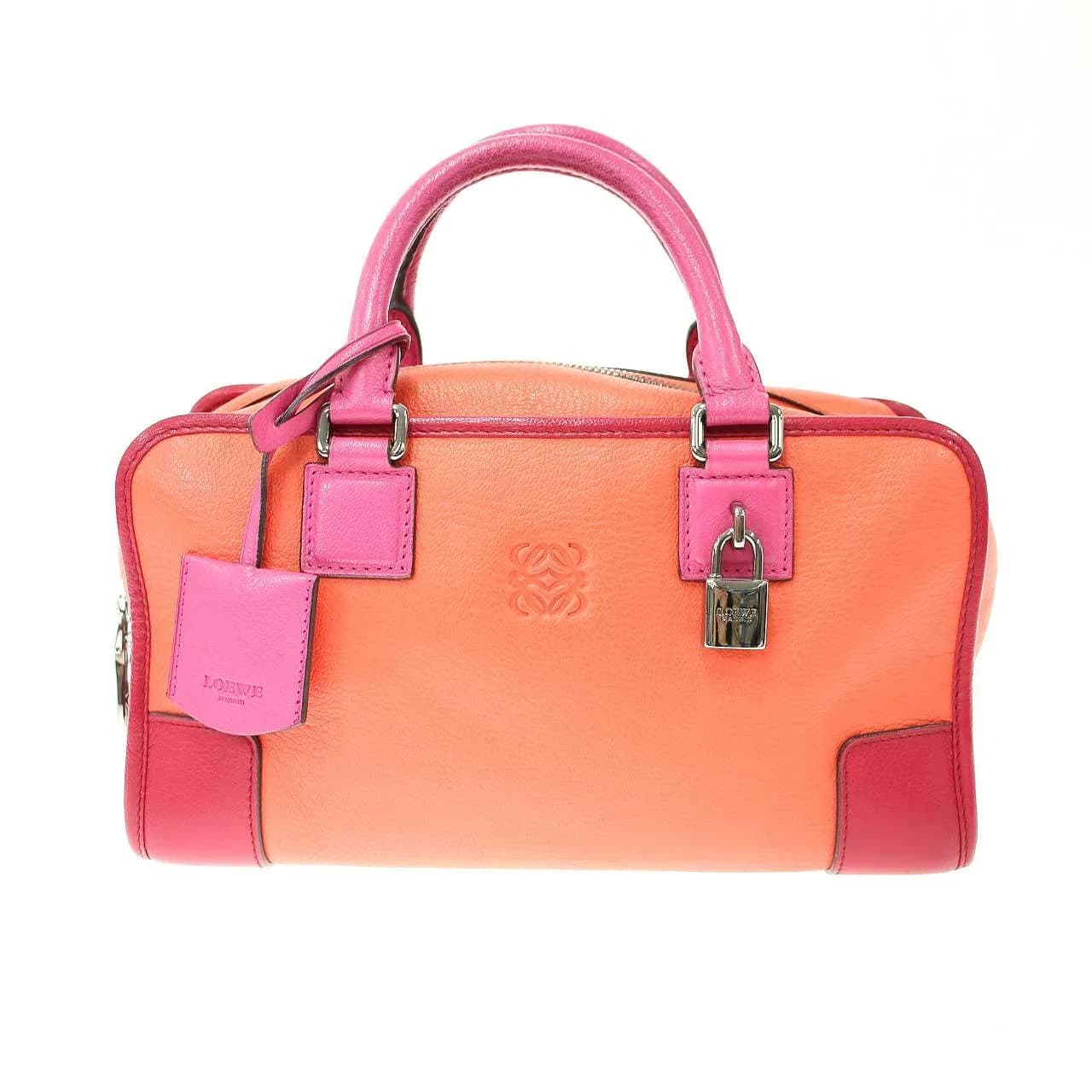 LOEWE ロエベ アマソナ28 ミニボストンレザーバッグ