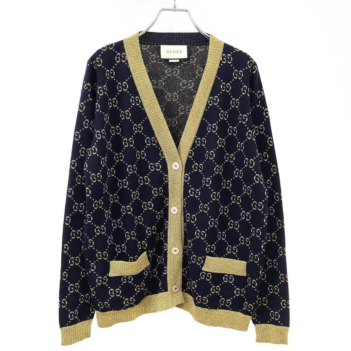 GUCCI グッチ GGコットンラメ ファブリック カーディガン 529193 X9W83