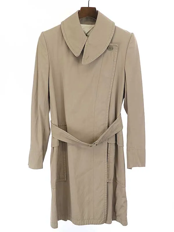 Maison Margiela メゾン マルタン マルジェラ 1999SS アシンメトリーカラーコットントレンチコート