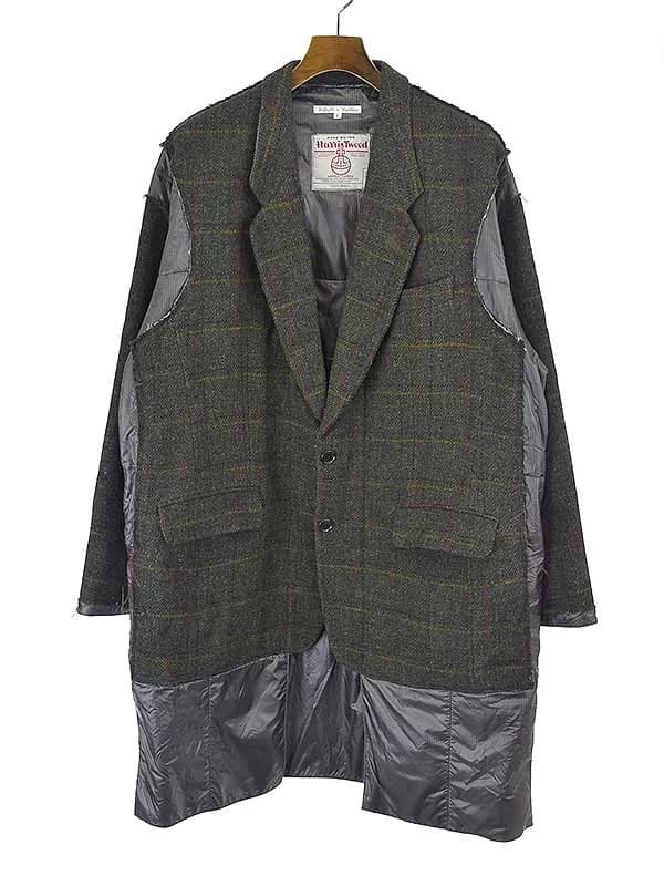 NEEDLES リビルドバイニードルス 21AW HARRIS TWEED ドッキングツイードコート