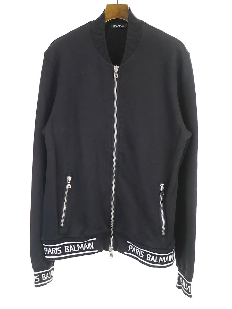 BALMAIN HOMME バルマン オム ロゴスウェットブルゾン ジャケット