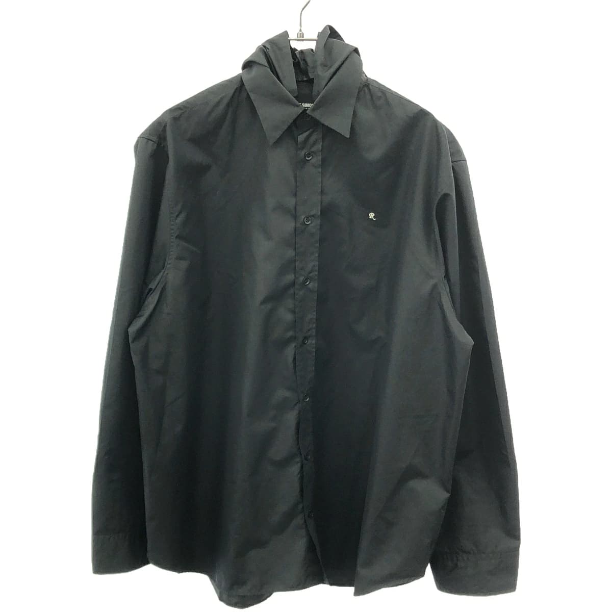 RAF SIMONS ラフシモンズ 20AW R刺繍ポリエステルフードシャツ