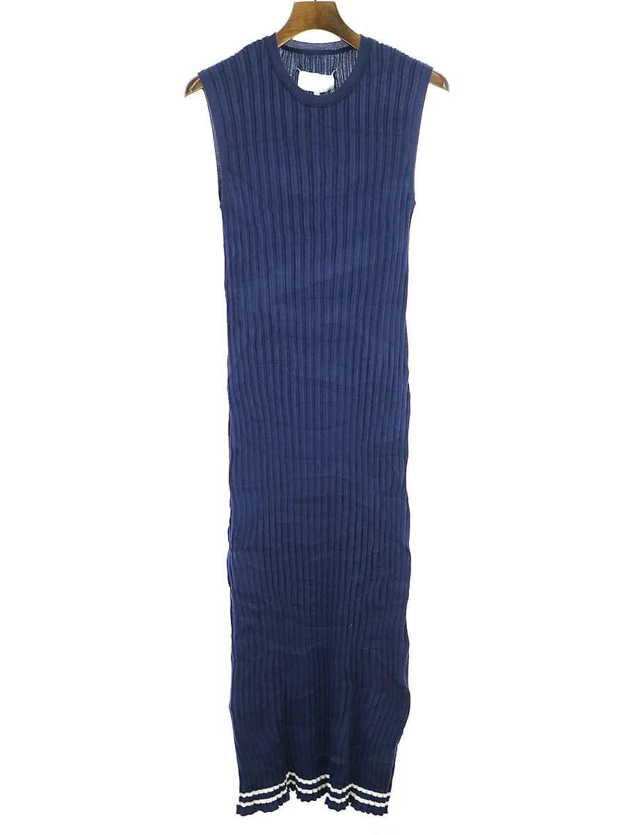 Maison Margiela メゾン マルジェラ 18SS リブニットノースリーブワンピース