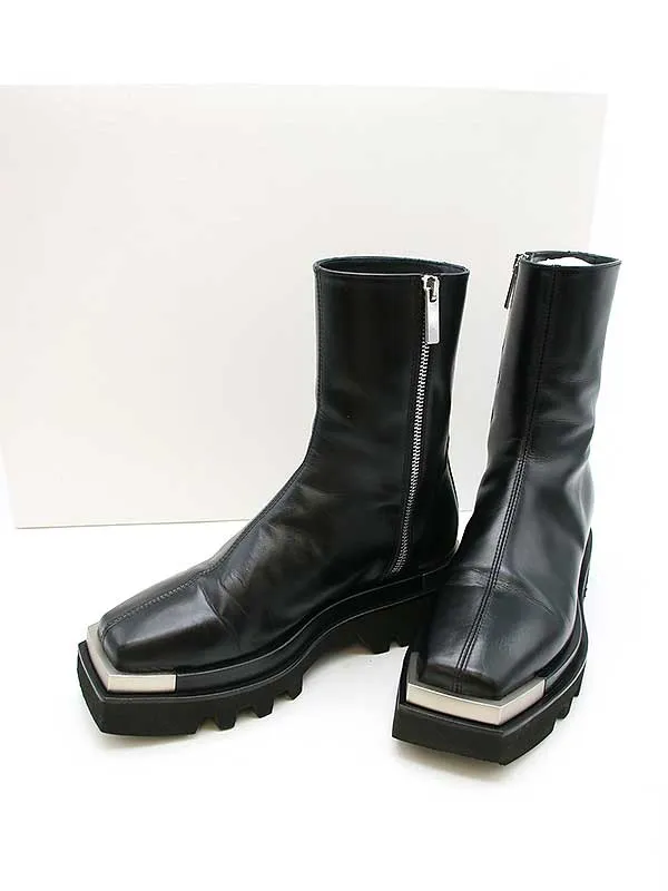 Peter Do ピーター ドゥー LEATHER COMBAT BOOTS メタルトゥ レザーコンバットブーツ