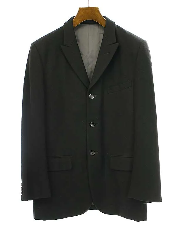 COMME des GARCONS コム デギャルソンオムプリュス 2004AW ウールフラノ3Bセットアップスーツ