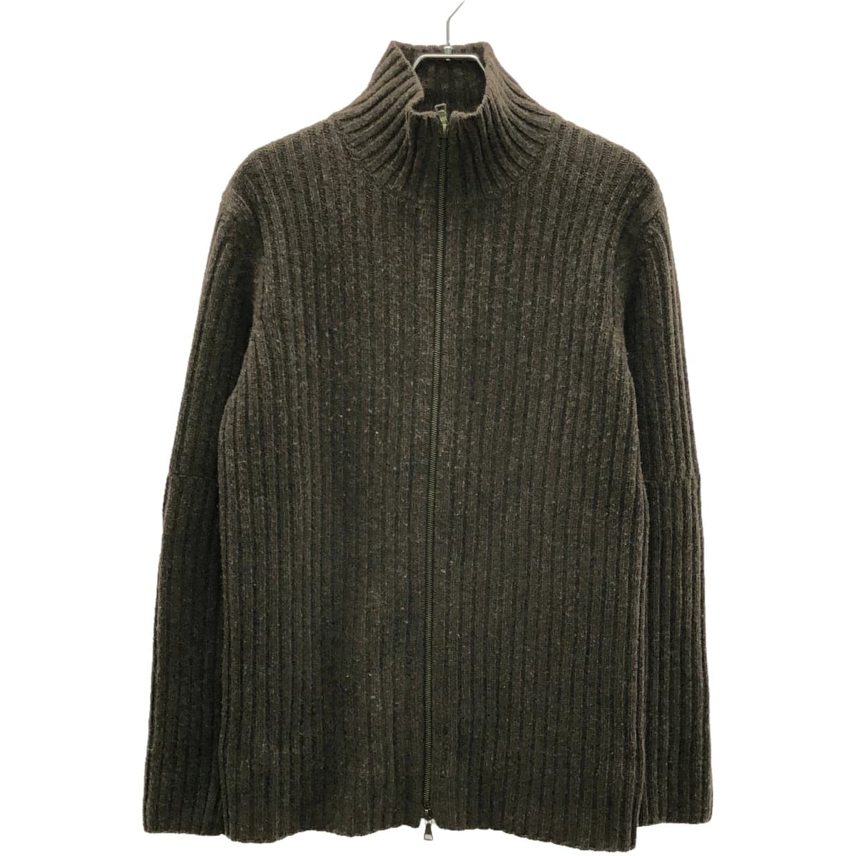 JIL SANDER ジルサンダー ウールカシミヤ ジップアップニットセーター