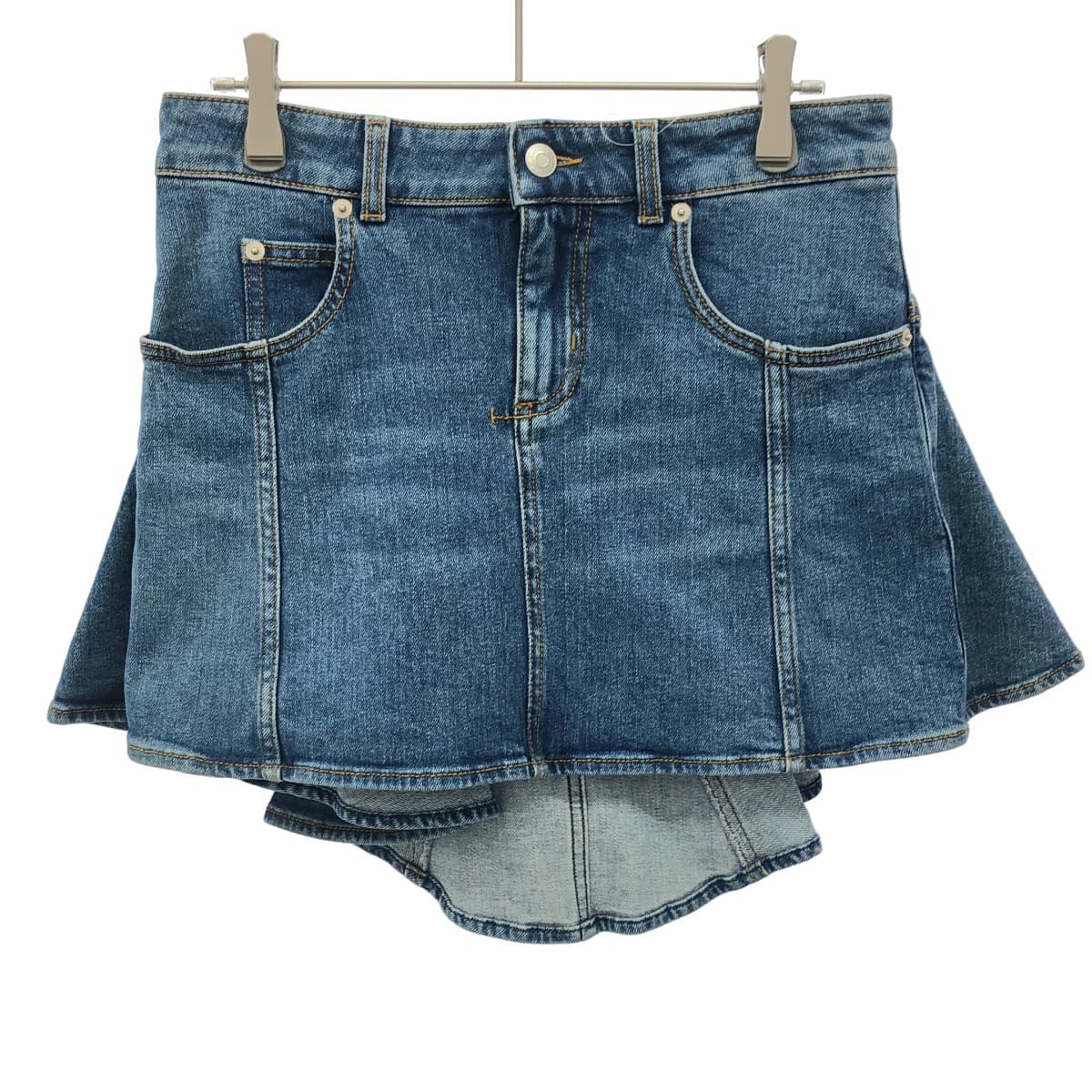 ALEXANDER McQUEEN アレキサンダーマックイーン 23AW デニムミニスカート 754745 QMACH