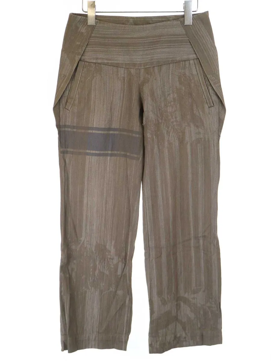 ISSEY MIYAKE イッセイミヤケ 19SS ジャガードストライプコットンパンツ