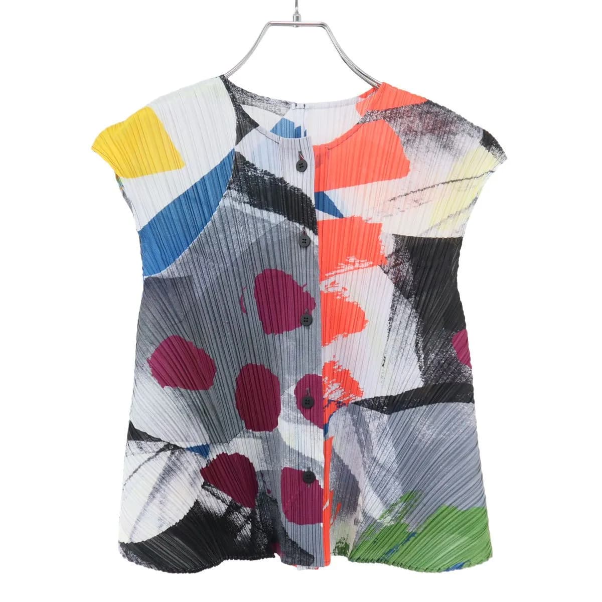 ISSEY MIYAKE プリーツプリーズ イッセイミヤケ 19SS LAUGHING ROPE プリーツベスト PP91-JJ721