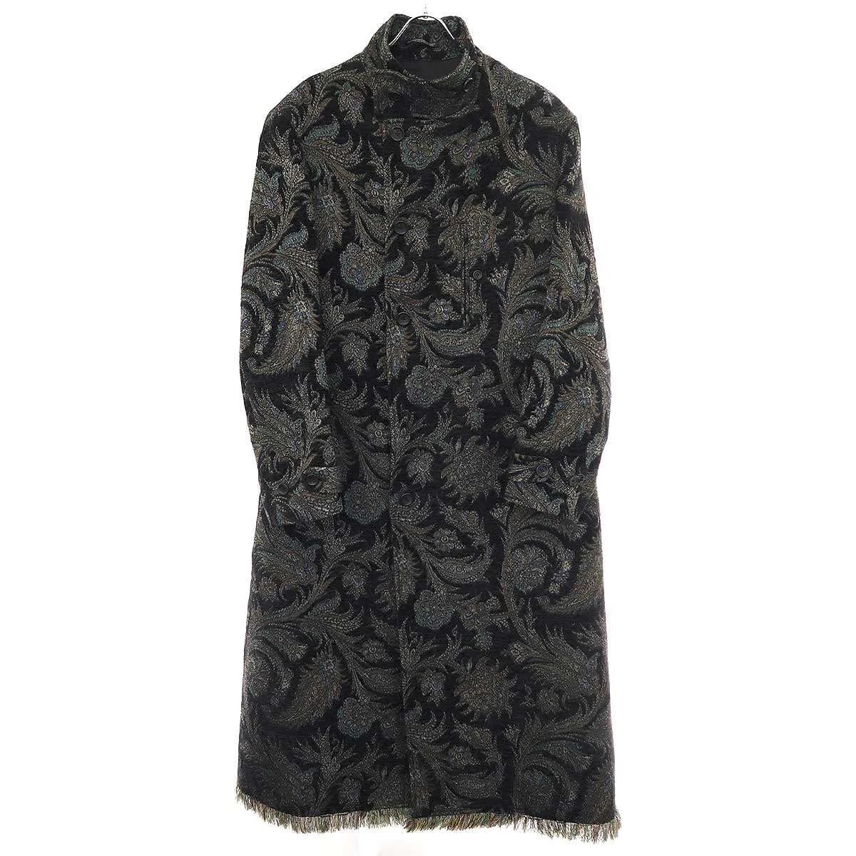 Yohji Yamamoto ヨウジヤマモト プールオム 23AW ゴブラン織りスタンドカラーコート