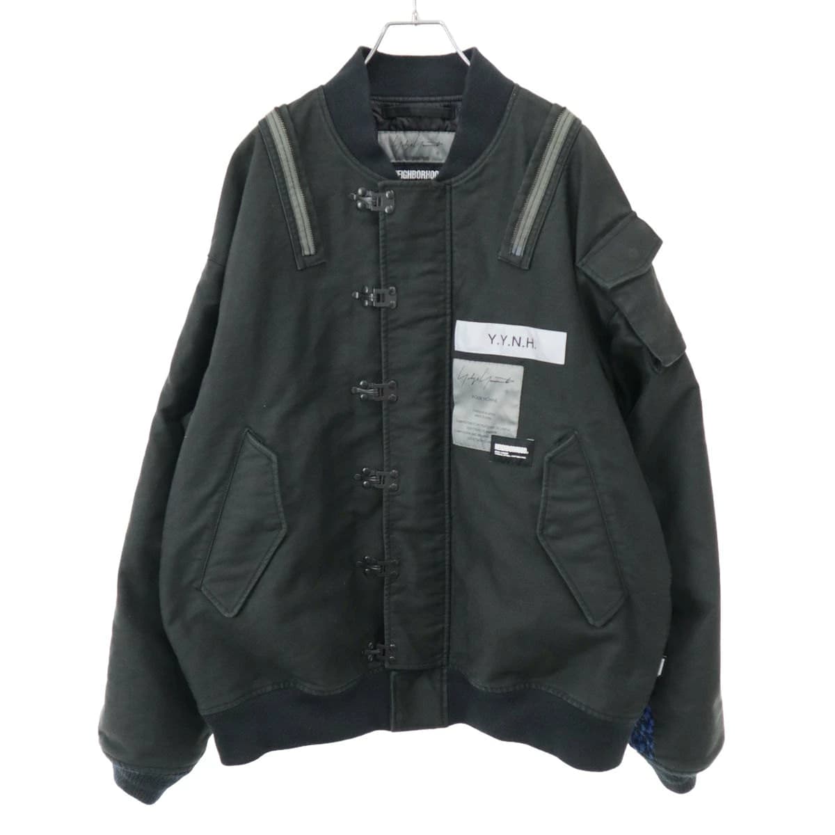 Yohji Yamamoto ヨウジヤマモト プールオム×ネイバーフッド 25AW NH A-1 DECK JACKET MOD ジャケット