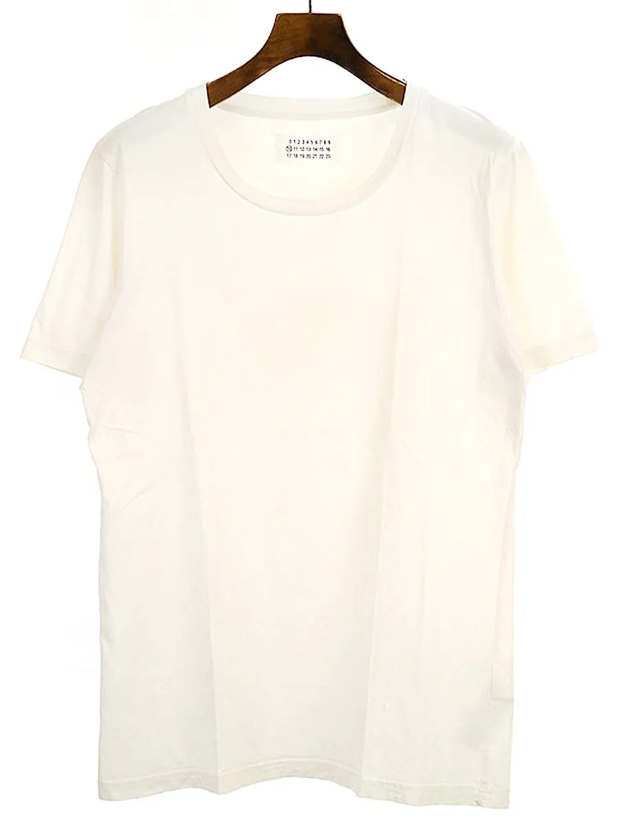 Maison Margiela メゾン マルタン マルジェラ10 16SS PACK TEE UネックプレーンTシャツ