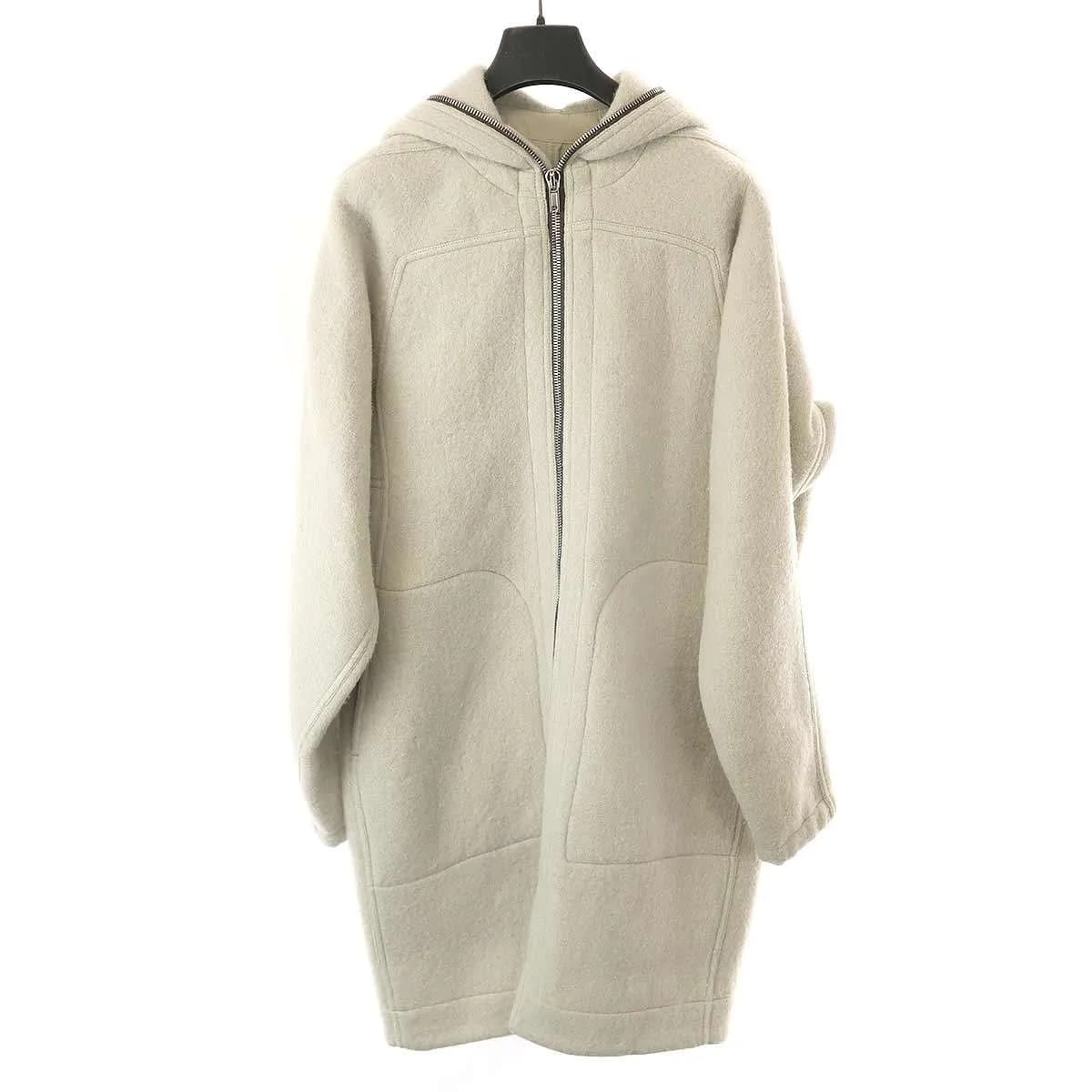 Rick Owens リックオウエンス 22AW SEALED TRENCH ウールアルパカフーデッドコート RP02B6904-WF