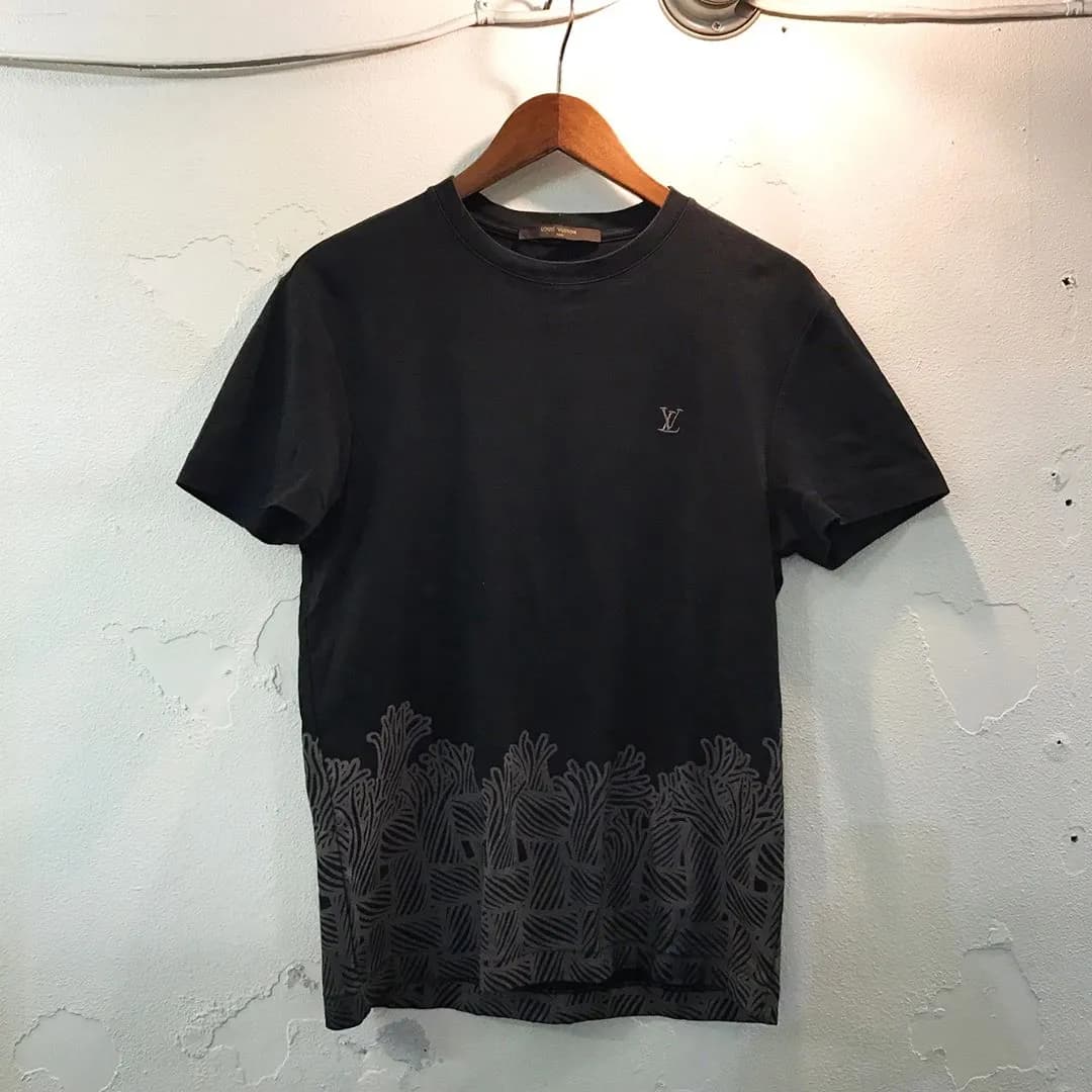 LOUIS VUITTON LOUIS VUITTON×Christopher Nemeth 15AW ロープ柄プリントTシャツ