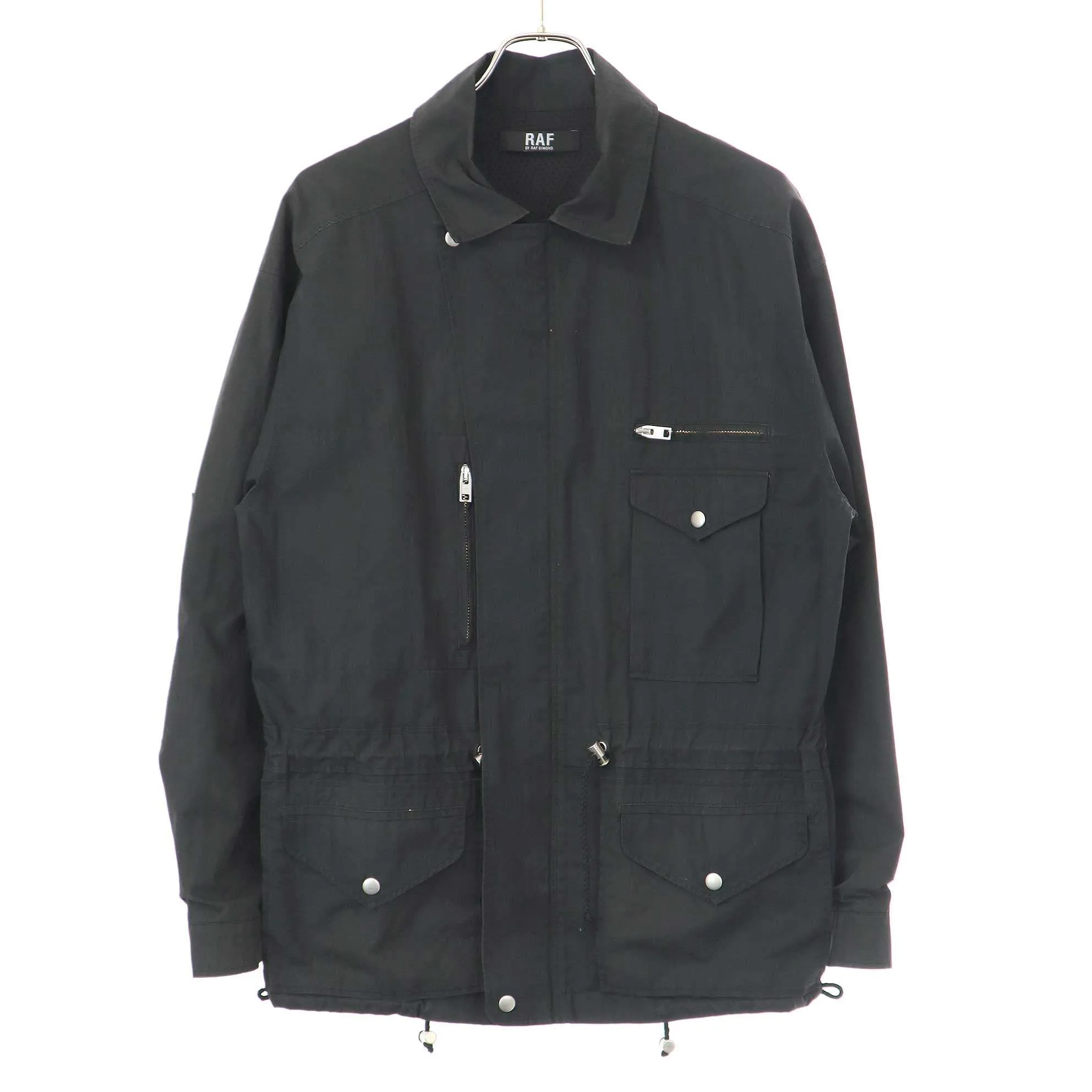 RAF SIMONS ラフバイラフシモンズ マルチポケット ジップアップコットンジャケット