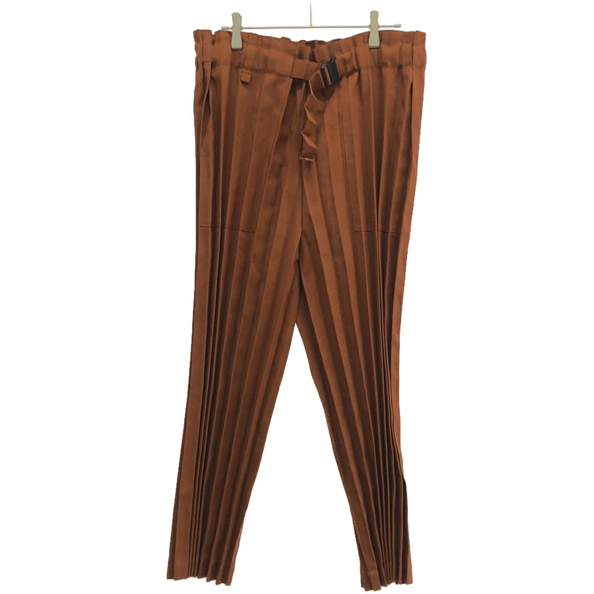 ISSEY MIYAKE ミーイッセイ ミヤケ 24AW ベルテッドプリーツパンツ