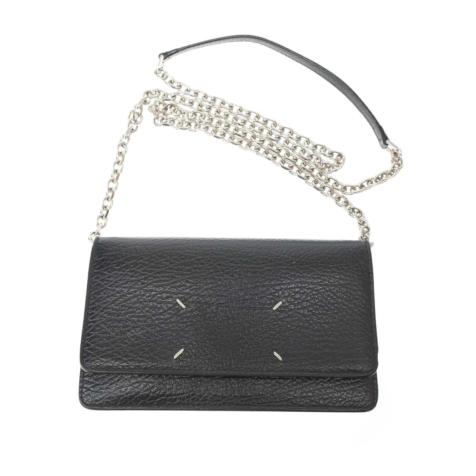 Maison Margiela メゾン マルジェラ チェーンレザーウォレット ショルダーバッグ S56UI0147