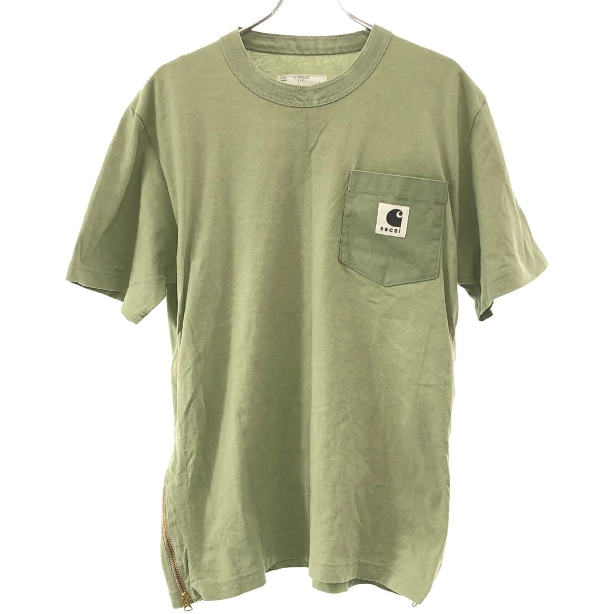 sacai サカイ カーハート 24SS サイドジップポケットTシャツ 24-0725S