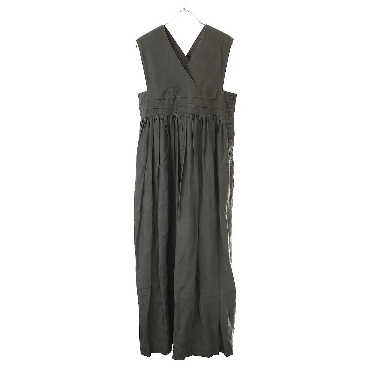 HYKE ハイク 22SS LINEN MAXI DRESS リネンマキシワンピース 221-16131