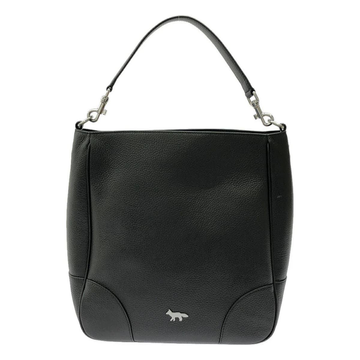 MAISON KITSUNE メゾンキツネ Boogie Hobo Bag レザーショルダー ホーボーバッグ