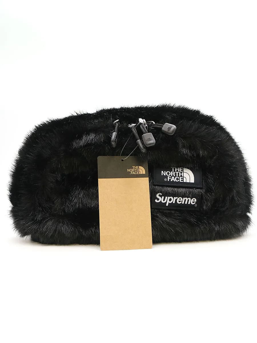 Supreme シュプリーム×ザ ノースフィス 20AW Faux Fur Waist Bag ウエストバッグ