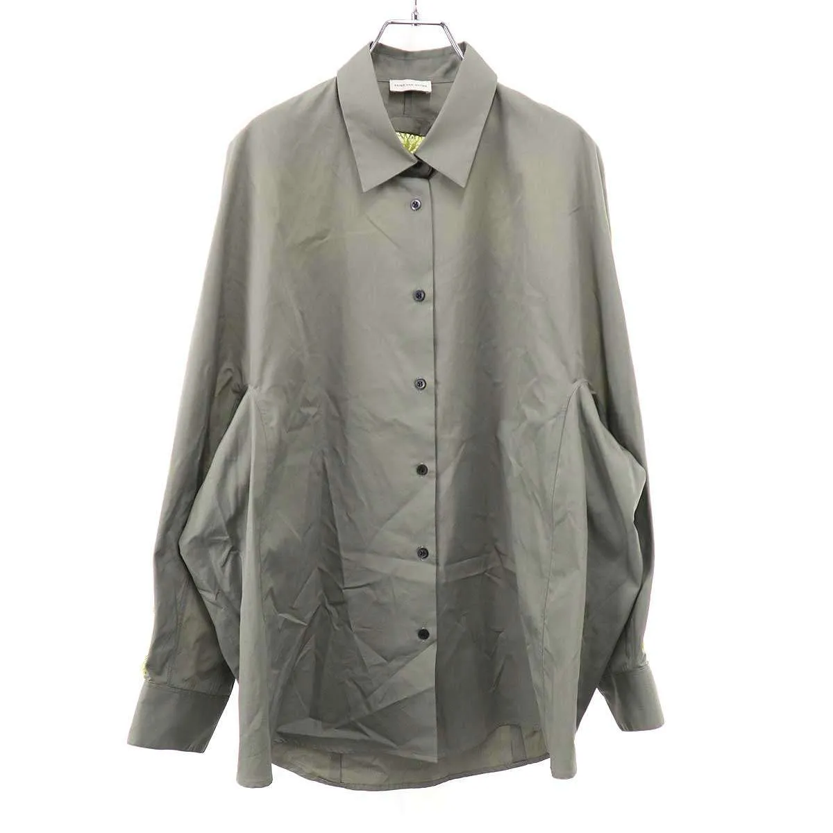 DRIES VAN NOTEN ドリスヴァンノッテン 25SS CAMIA 1374 W.W.SHIRT CEM レースデザインブラウス シャツ