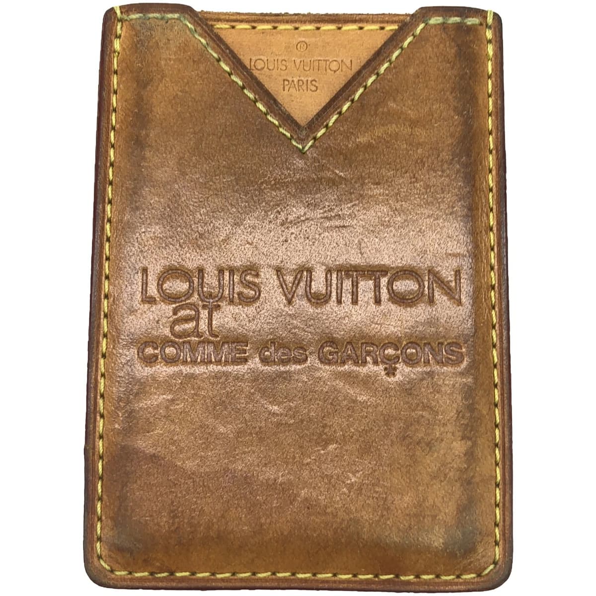 LOUIS VUITTON ルイヴィトン コムデギャルソン ノベルティ レザーカードケース