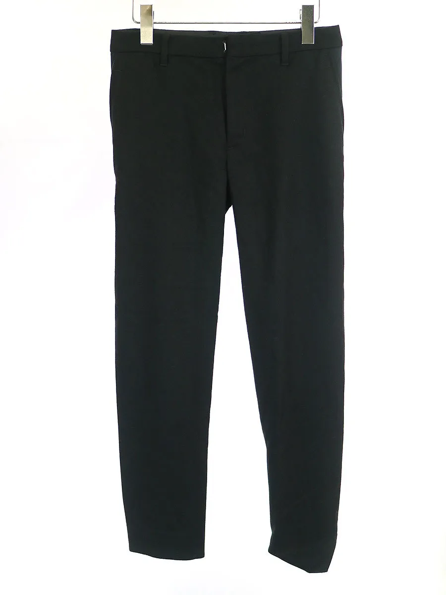 Maison MIHARA YASUHIRO ミハラヤスヒロ バックジップウールスラックスパンツ