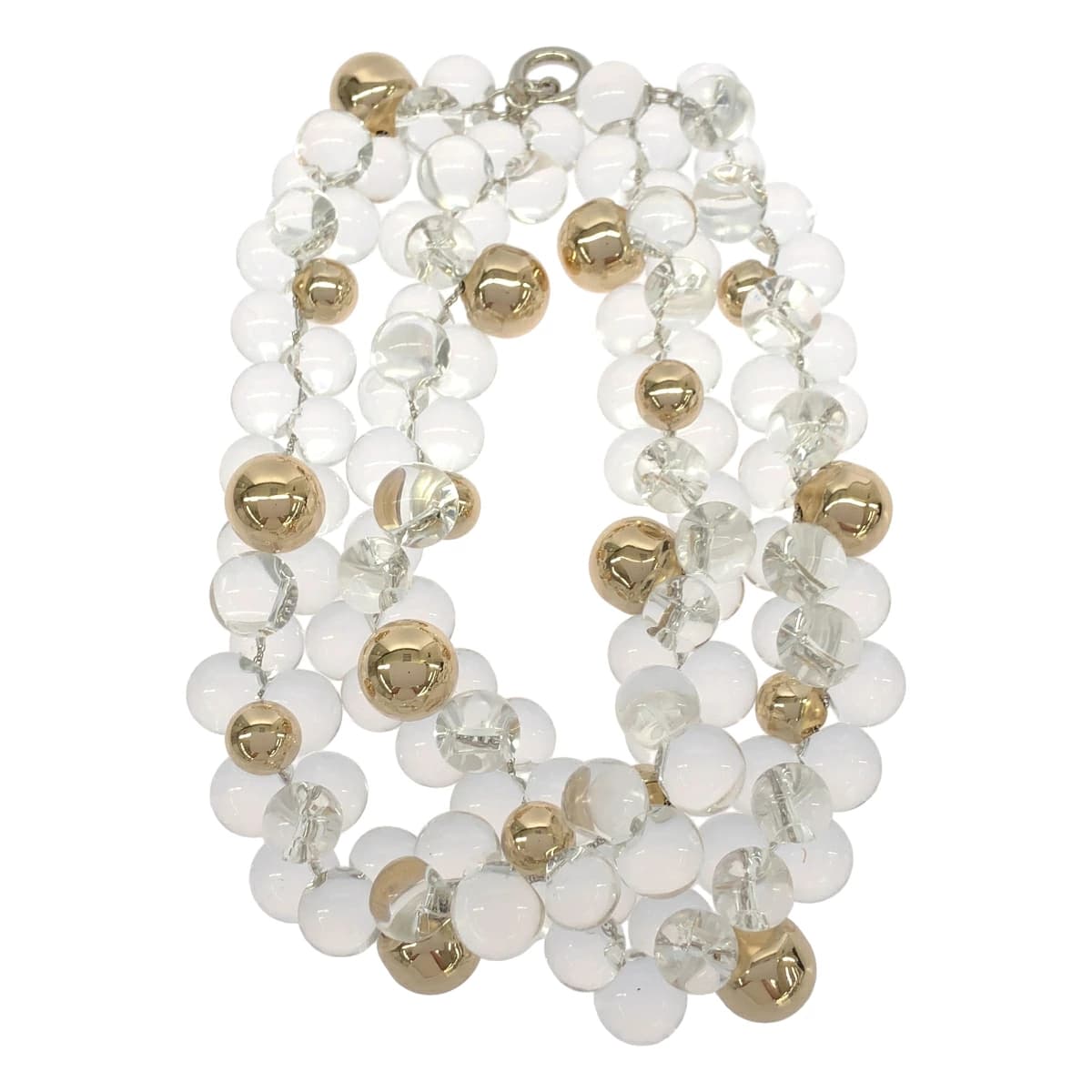 HARUNOBUMURATA ハルノブムラタ 26SS NIZZA NECKLACE CRYSTAL GOLD NECKLACE ニッツァクリスタルネックレス