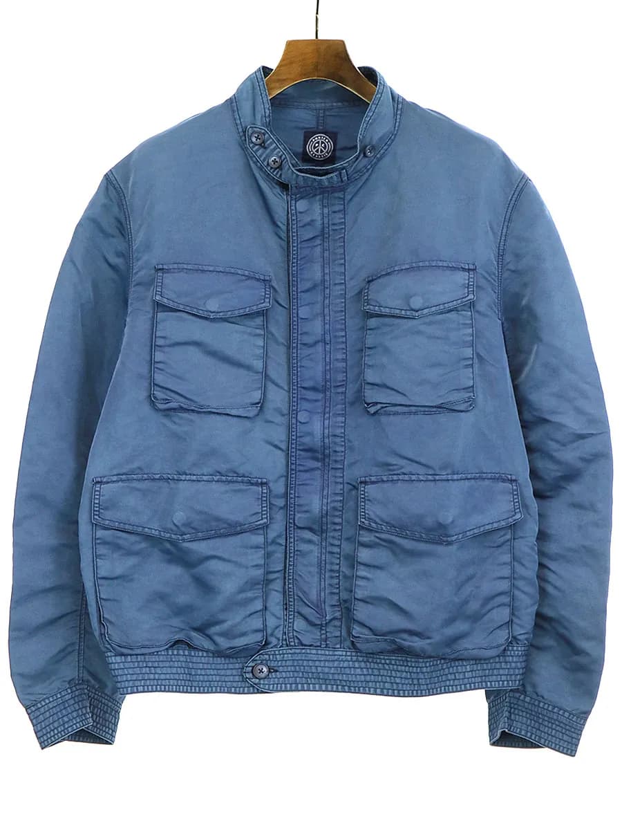 Porter Classic ポータークラシック 16SS MILITARY JACKET ナイロンミリタリージップアップブルゾン