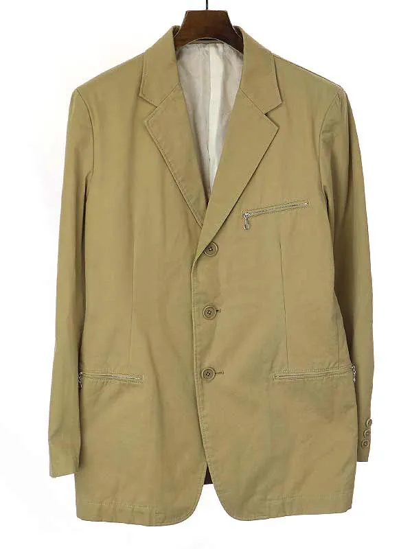 Yohji Yamamoto ヨウジヤマモト プールオム 10SS ジップポケット3Bジャケット
