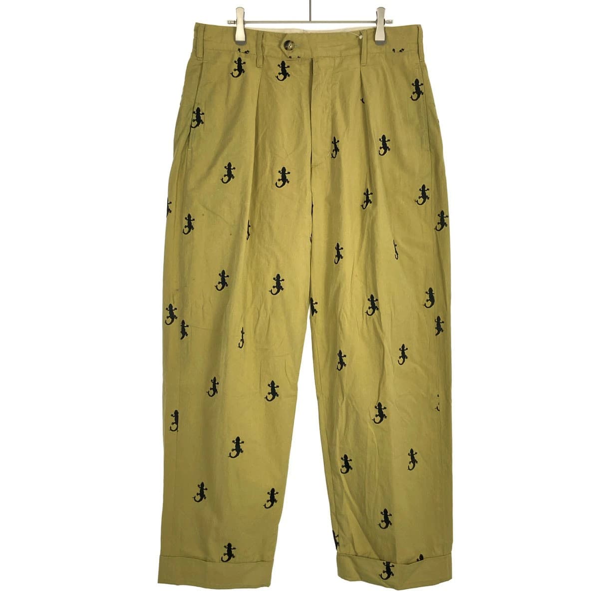 Engineered Garments エンジニアドガーメンツ 25SS CARLYLE PANT GECKO EMBROIDERY ゲッコーエンブロイダリーカーライルパンツ