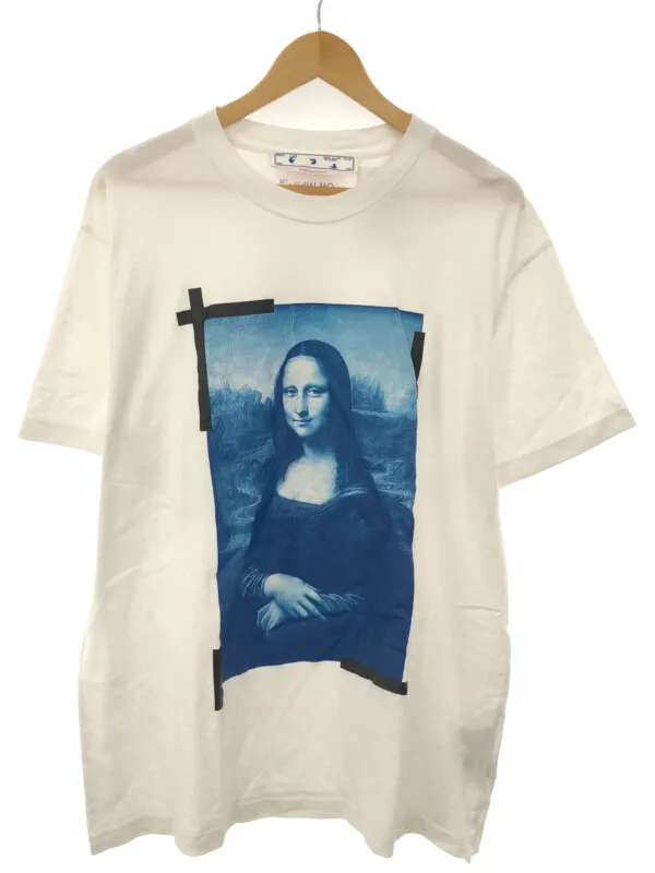 OFF-WHITE オフホワイト PERMANENT モナリザプリントTシャツ